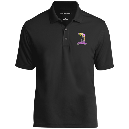 OPG Custom Design #13. Drive it. Chip it. One Putt Golf it. 100%Polyester UV Micro-Mesh Polo