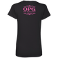 OPG Custom Design #5. Golf Tee-Shirt. Golf Humor. Ladies' V-Neck 100% Ring Spun Cotton T-Shirt