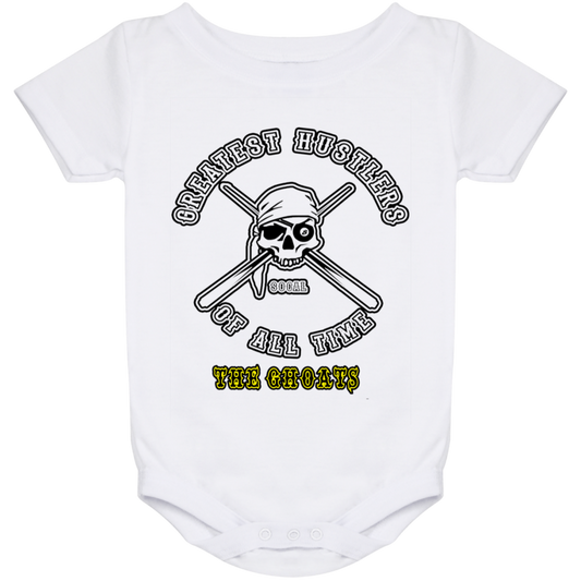 The GHOATS Custom Design. #4 Motorcycle Club Style. Ver 1/2. Baby Onesie 24 Month