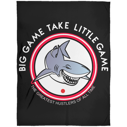 The GHOATS Custom Design. #25 Big Game Take Little Game. Fleece Blanket 60x80