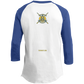 The GHOATS Custom Design. #12 GOLDEN STATE HUSTLERS.	Youth 3/4 Raglan Sleeve Shirt