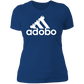ArtichokeUSA Custom Design. Adobo. Adidas Parody. Ladies' Boyfriend T-Shirt
