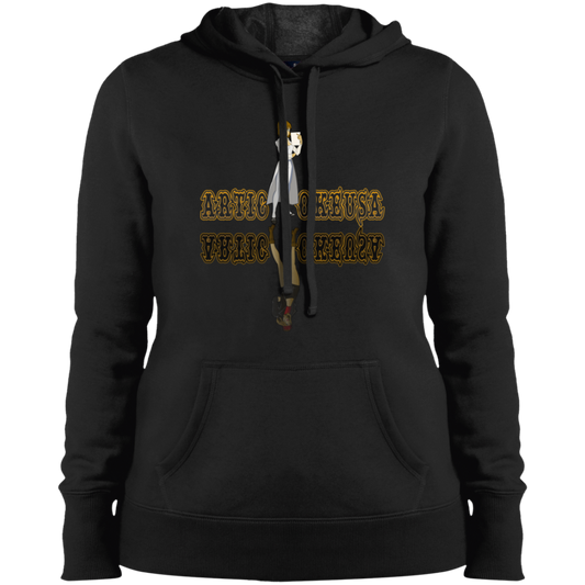 ArtichokeUSA Custom Design. Façade: (Noun) A false appearance that makes someone or something seem more pleasant or better than they really are.  Ladies' Pullover Hooded Sweatshirt