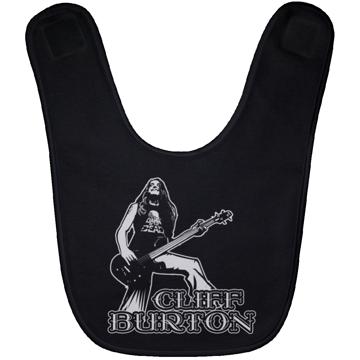 ArtichokeUSA Custom Design. Cliff Burton Tribute. Baby Bib