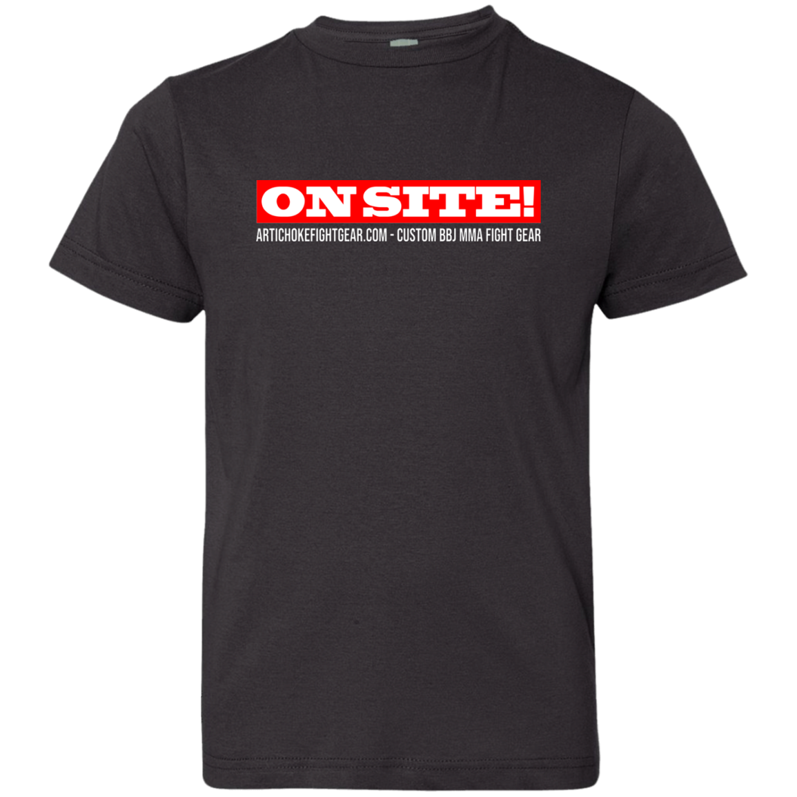 Artichoke Fight Gear Custom Design #14. ON SITE! Youth Jersey 100% Combed Ringspun Cotton T-Shirt