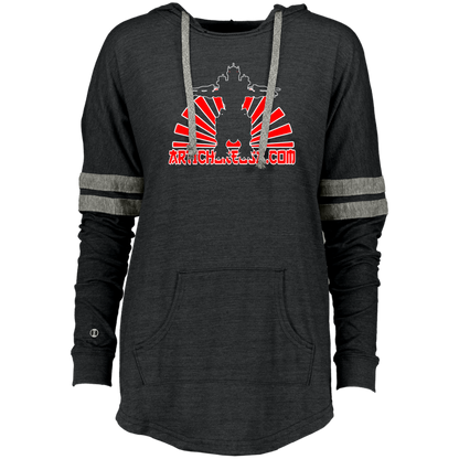 ArtichokeUSA Custom Design. Fan Art Mechagodzilla/Godzilla. Ladies' Hooded Low Key Pullover