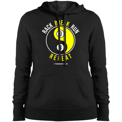 The GHOATS Custom Design #7. Rack Break Run Repeat. Ying Yang. Ladies' Pullover Hoodie