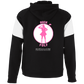 OPG Custom Design #19. GUCK FOLF. Female Edition. Colorblock Fleece Hoodie