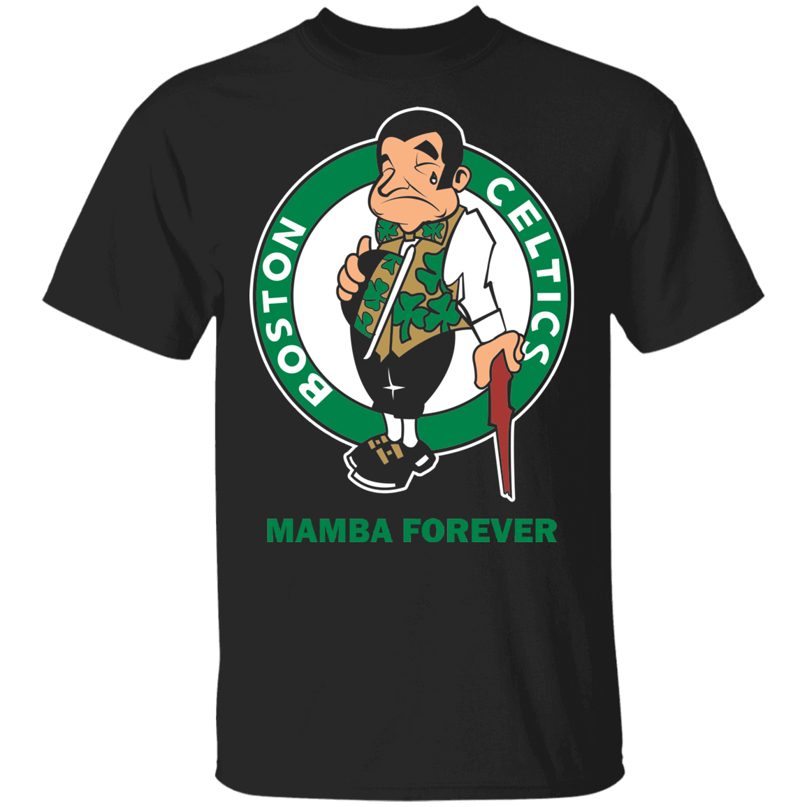 ArtichokeUSA Custom Design. RIP Kobe. Mamba Forever. Celtics / Lakers Fan Art Tribute. Youth 5.3 oz 100% Cotton T-Shirt