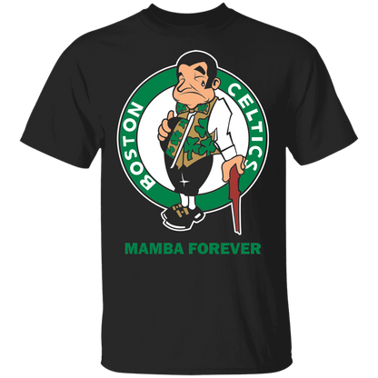 ArtichokeUSA Custom Design. RIP Kobe. Mamba Forever. Celtics / Lakers Fan Art Tribute. Youth 5.3 oz 100% Cotton T-Shirt