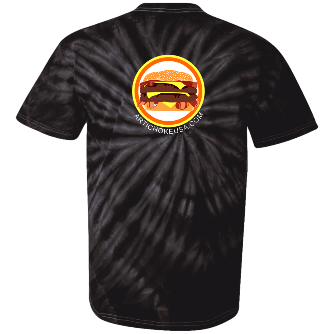 ArtichokeUSA Custom Design. Best Friends Forever. Bacon Cheese Burger. 100% Cotton Tie Dye T-Shirt