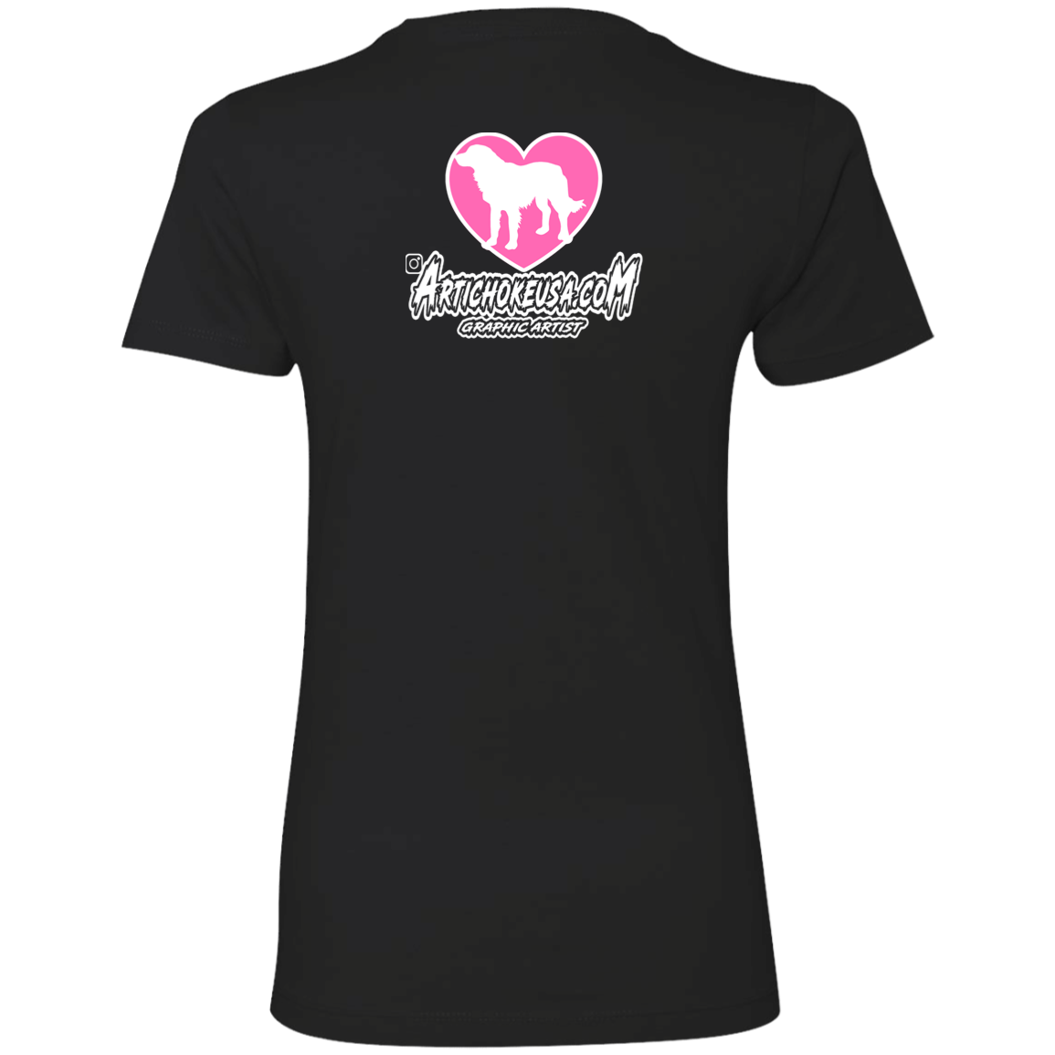 ArtichokeUSA Custom Design. Ruffing the Passer. Labrador Edition. Female Version. Ladies' Boyfriend T-Shirt