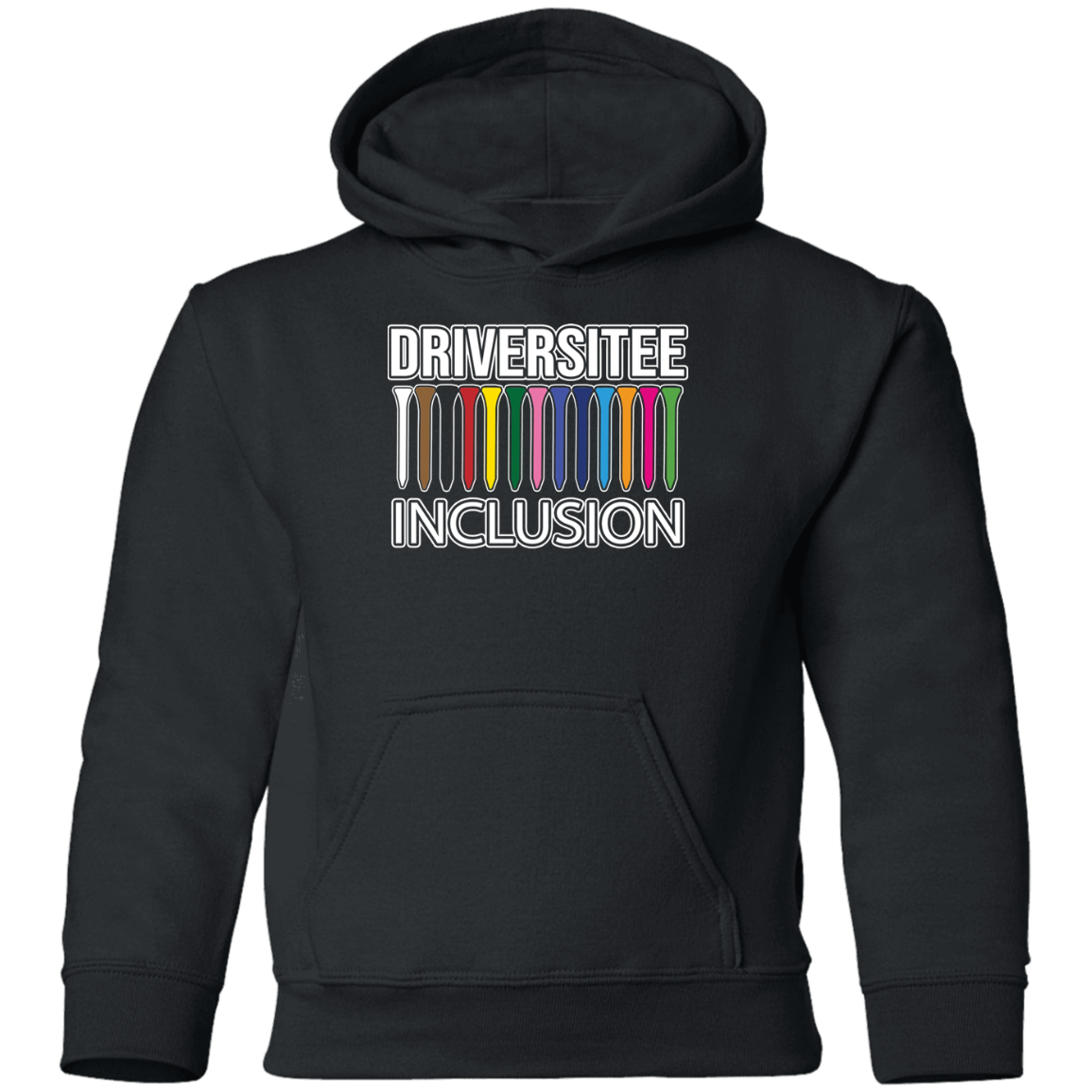 ZZZ#06 OPG Custom Design. DRIVER-SITEE & INCLUSION. Youth Pullover Hoodie