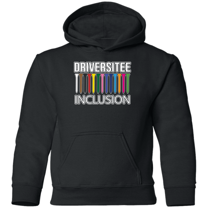 ZZZ#06 OPG Custom Design. DRIVER-SITEE & INCLUSION. Youth Pullover Hoodie