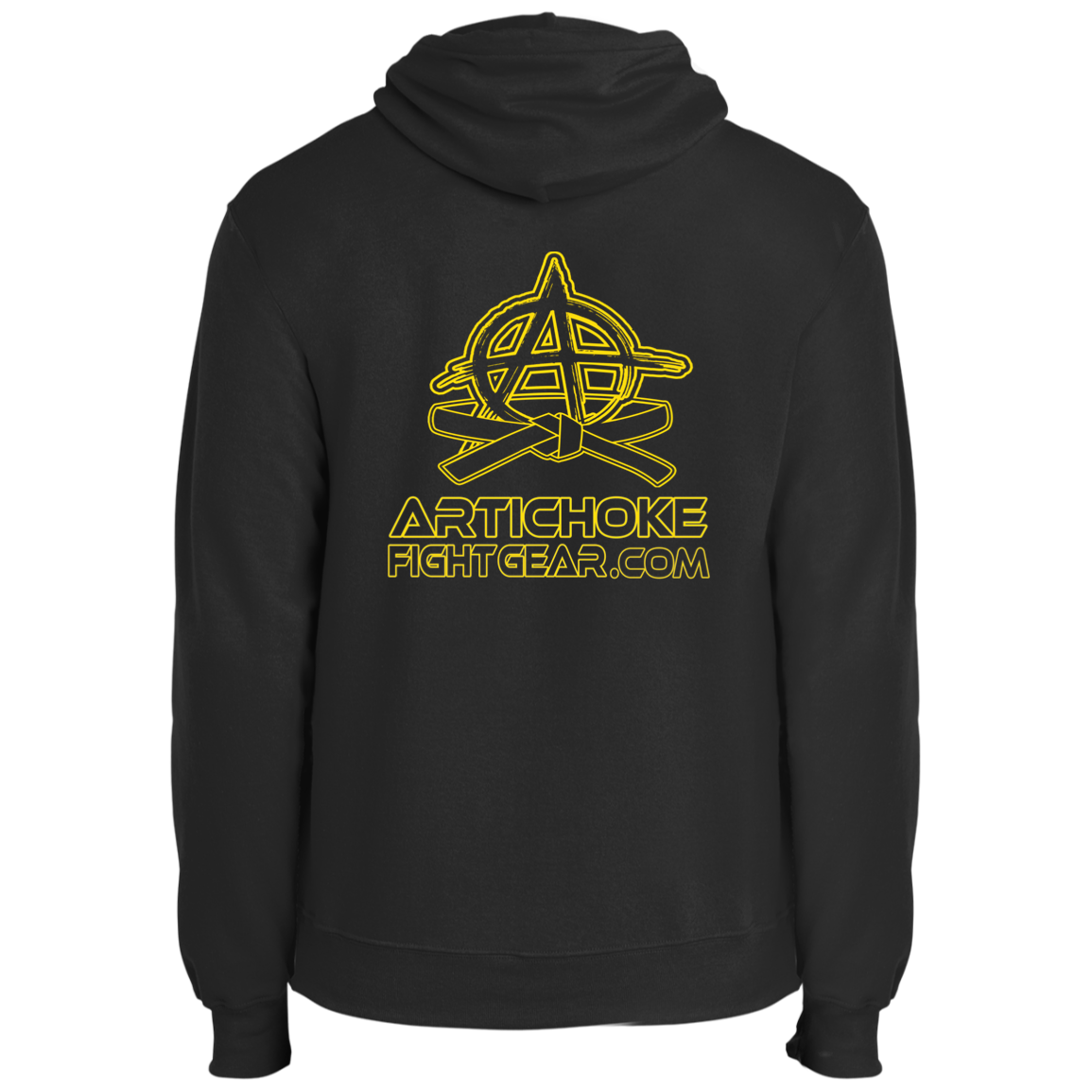 Artichoke Fight Gear Custom Design #7. Choking Hazard. Fleece Pullover Hoodie