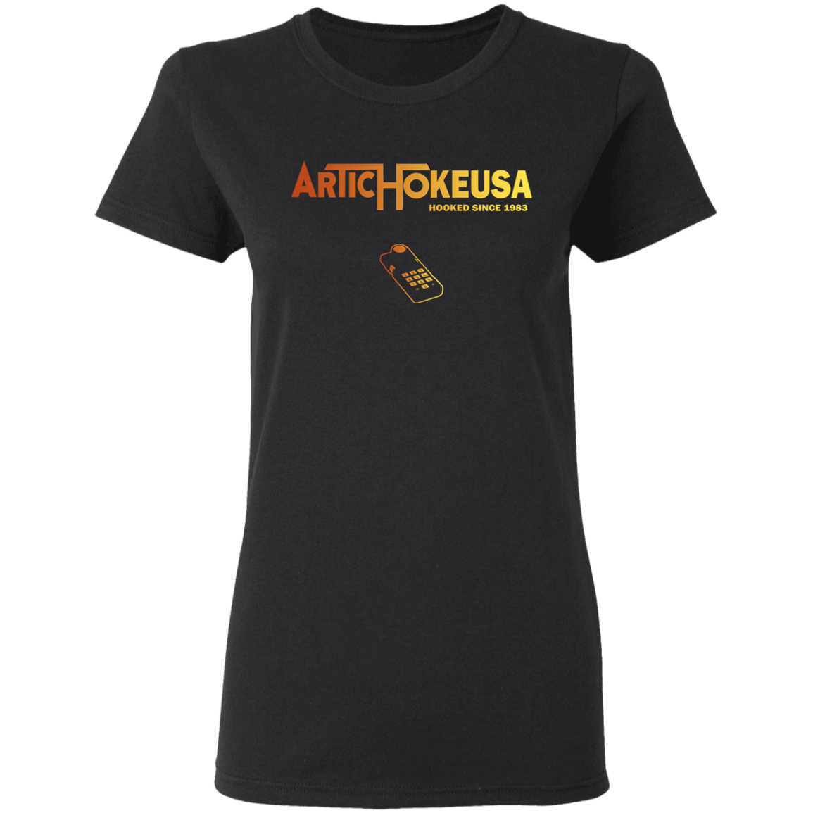 ArtichokeUSA Custom Design. Pitfall Game. Activision Parody. Ladies' Basic 100% Cotton T-Shirt