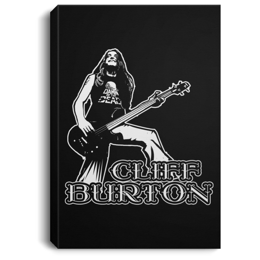 ArtichokeUSA Custom Design. Cliff Burton Tribute. Portrait Canvas .75in Frame