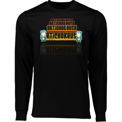 ArtichokeUSA Characters and Fonts. "Shelly" Let’s Create Your Own Design Today. Long Sleeve Moisture-Wicking Tee