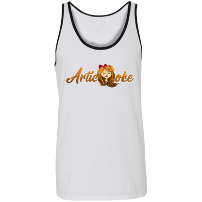 ZZ#21 Characters and Fonts. Aubrey. A show case of my characters and font styles. Unisex Tank