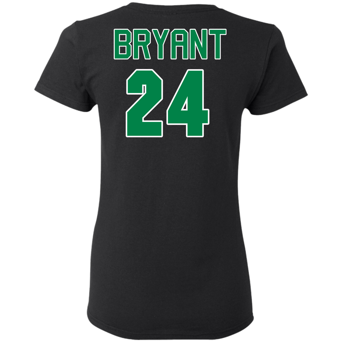 ArtichokeUSA Custom Design. RIP Kobe. Mamba Forever. Celtics / Lakers Fan Art Tribute. Ladies' Basic 100% Cotton T-Shirt