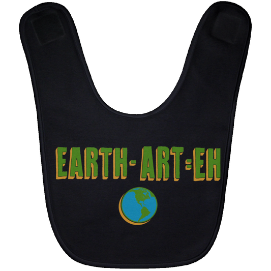ArtichokeUSA Custom Design. EARTH-ART=EH. Baby Bib