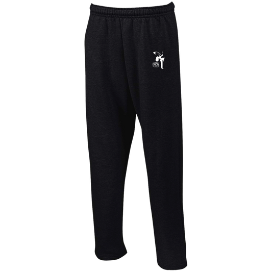 OPG Custom Design #10. Flag Pole. Open Bottom Sweatpants with Pockets