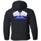 OPG Custom Design #3. Blue Tees Blues Brothers Fan Art. Youth Pullover Hoodie