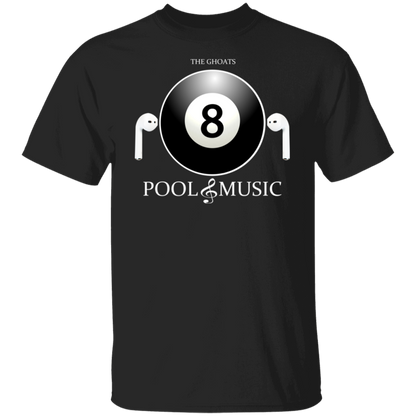 The GHOATS Custom Design. #19 Pool & Music. Basic Cotton T-Shirt