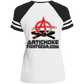 Artichoke Fight Gear Custom Design #19. Sticks and Stones. Ladies' Game V-Neck T-Shirt