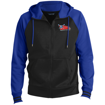 OPG Custom Design #12. American Golfer. Female Edition. Sport-Wick® Full-Zip Hooded Jacket