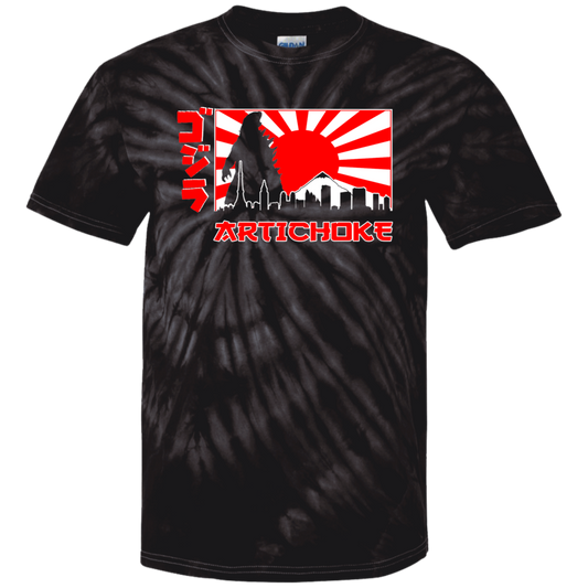 ArtichokeUSA Custom Design.  Fan Art Godzilla/Mecha Godzilla. Youth Tie Dye T-Shirt