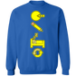 Artichoke Custom Design. Eat. Draw. Sleep. Repeat. Crewneck Pullover Sweatshirt