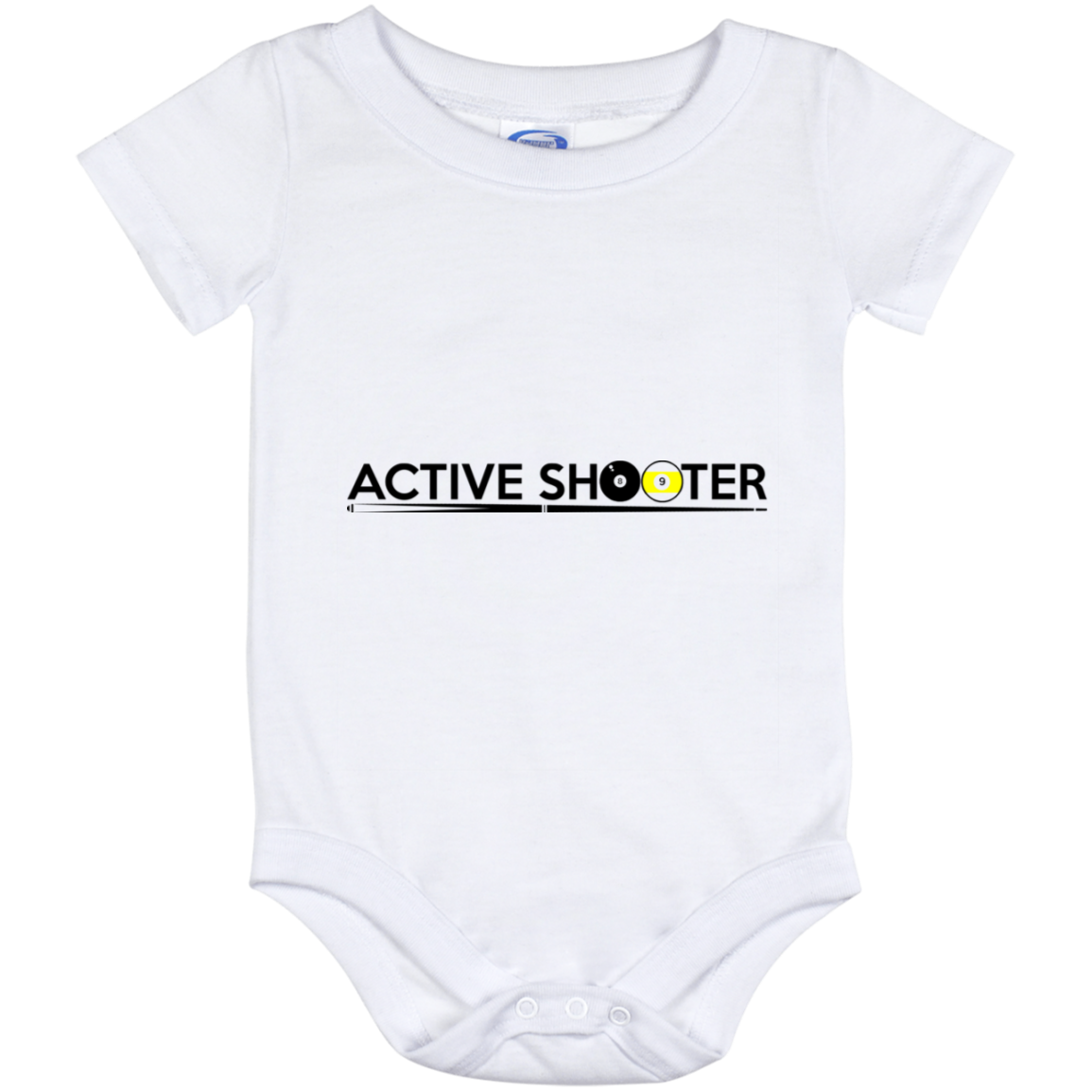 The GHOATS Custom Design #1. Active Shooter. Baby Onesie 12 Month