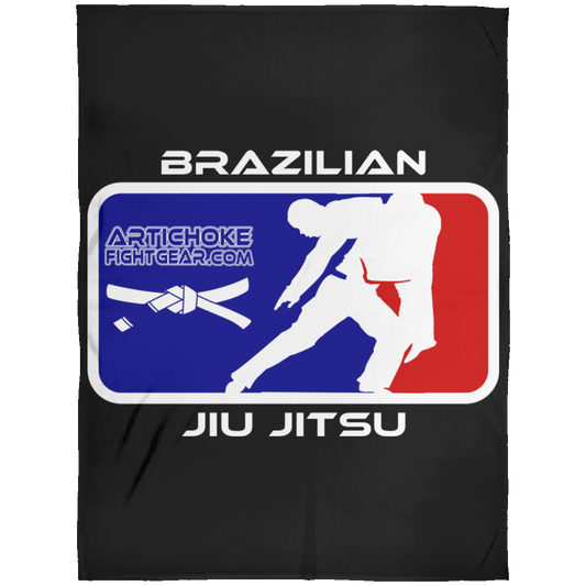 Artichoke Fight Gear Custom Design #4. MLB style BJJ. Fleece Blanket 60x80