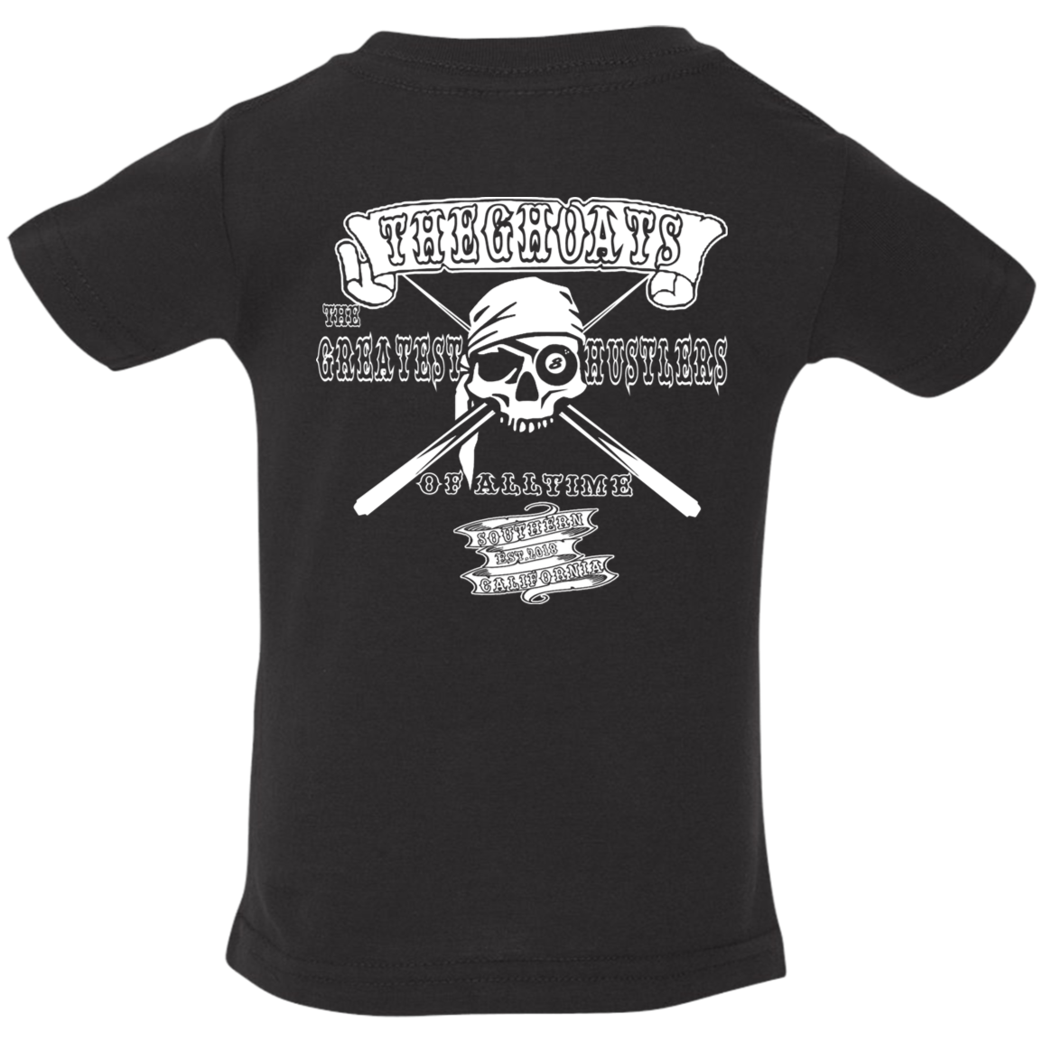 The GHOATS Custom Design. #4 Motorcycle Club Style. Ver 2/2. Infant Jersey T-Shirt