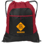 ArtichokeUSA Custom Design. Art Work Ahead. 24,901 Miles (Miles Around the Earth). Pocket Cinch Pack