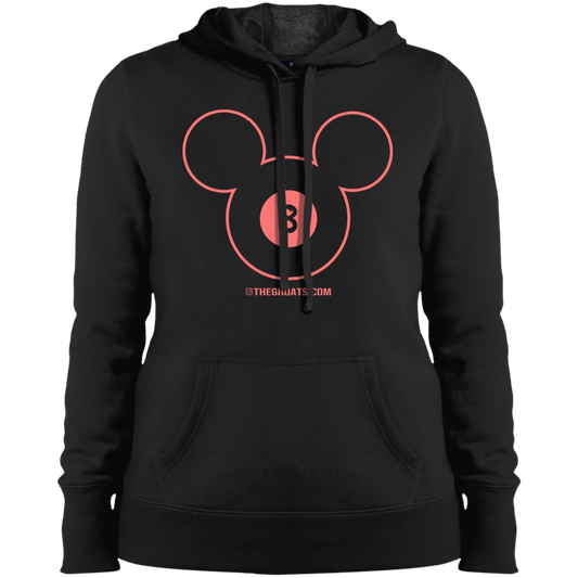 The GHOATS Custom Design #19. Look at the back. Mickey Hustle. Mickey Fan Art. Ladies' Soft Style Hoodie