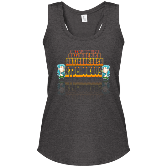 ArtichokeUSA Characters and Fonts. "Shelly" Let’s Create Your Own Design Today. Ladies' Tri Racerback Tank