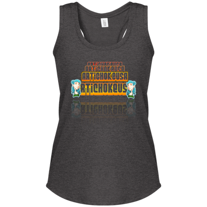 ArtichokeUSA Characters and Fonts. "Shelly" Let’s Create Your Own Design Today. Ladies' Tri Racerback Tank