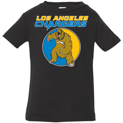 ArtichokeUSA Custom Design. Los Angeles Chargers Fan Art. Infant Jersey T-Shirt