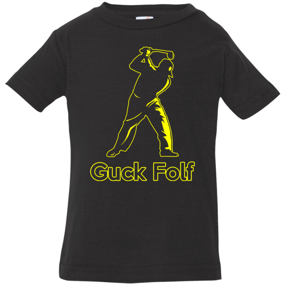 OPG Custom Design #19. GUCK FOLF. Men's Edition. Infant Jersey T-Shirt