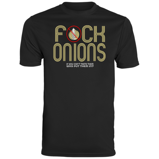 ArtichokeUSA Custom Design. Fuck Onions. Men's Moisture-Wicking Tee