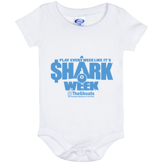 The GHOATS Custom Design. #32. Shark Week. Shark Life. Baby Onesie 6 Month