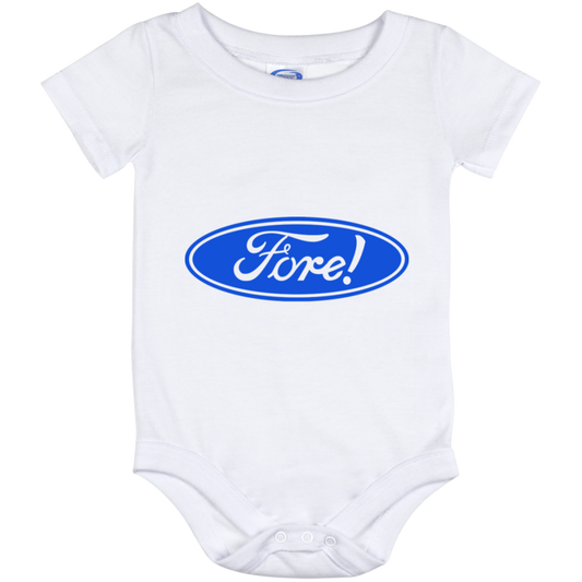 OPG Custom Design #11. Fore! Ford Parody. Baby Onesie 12 Month