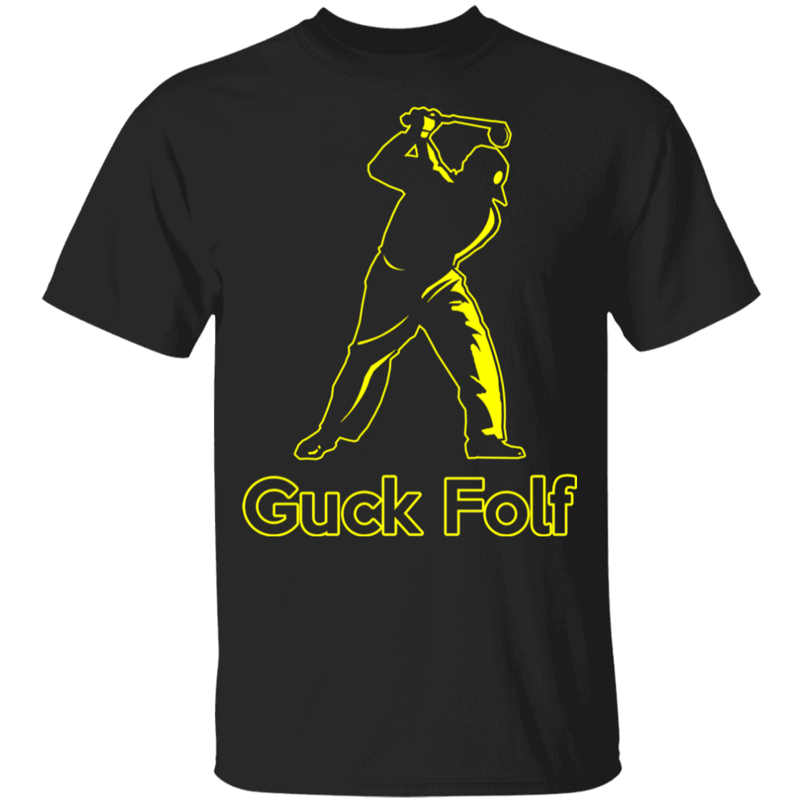 OPG Custom Design #19. GUCK FOLF. Men's Edition. Youth 100% Cotton T-Shirt