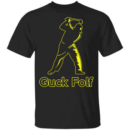 OPG Custom Design #19. GUCK FOLF. Men's Edition. Youth 100% Cotton T-Shirt