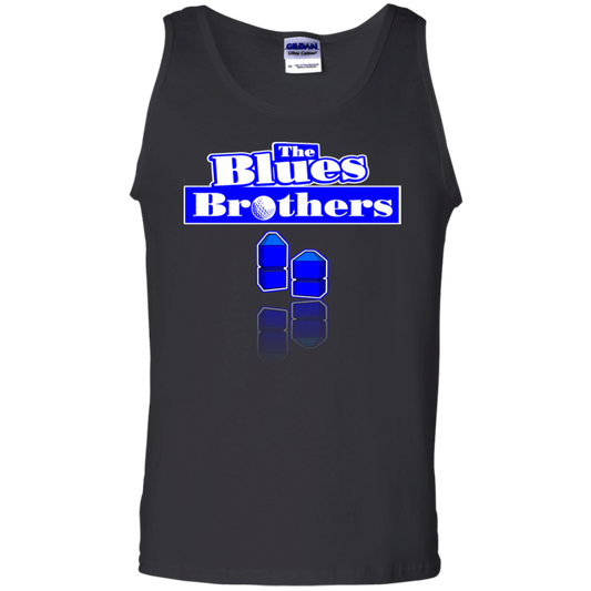 OPG Custom Design #3. Blue Tees Blues Brothers Fan Art. 100% Cotton Tank Top