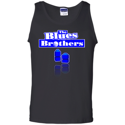 OPG Custom Design #3. Blue Tees Blues Brothers Fan Art. 100% Cotton Tank Top