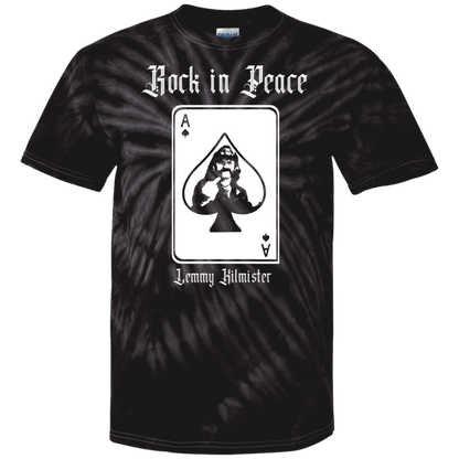 ArtichokeUSA Custom Design. Lemmy Kilmister "Ace of Spades" Tribute Fan Art Version 2 of 2. 100% Cotton Tie Dye T-Shirt