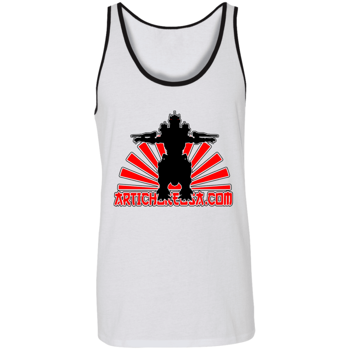 ArtichokeUSA Custom Design. Fan Art Mechagodzilla/Godzilla. Unisex Tank